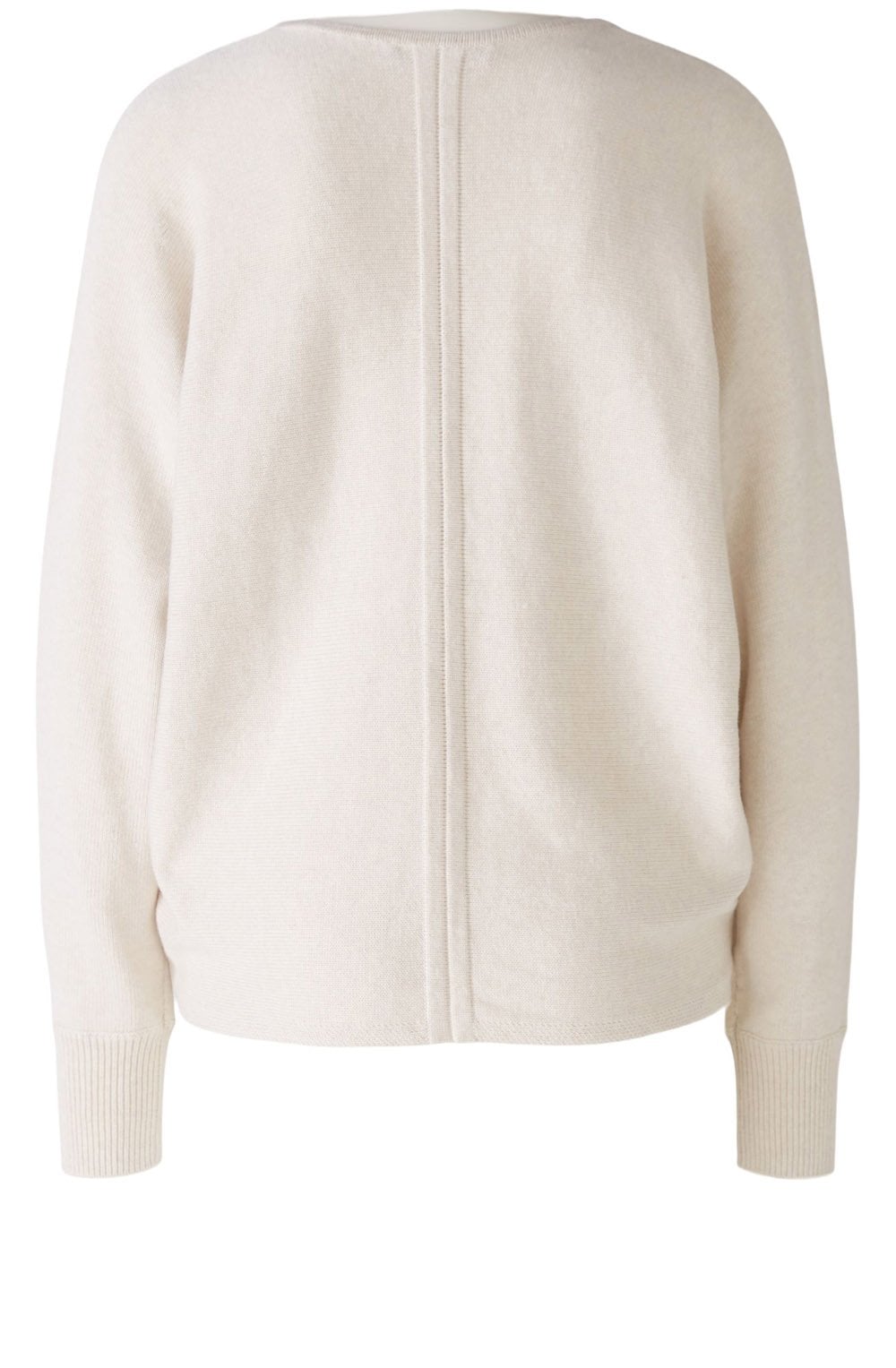 Off White Drawstring Front Jumper