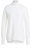 Off White Fine Ribbed Jumper