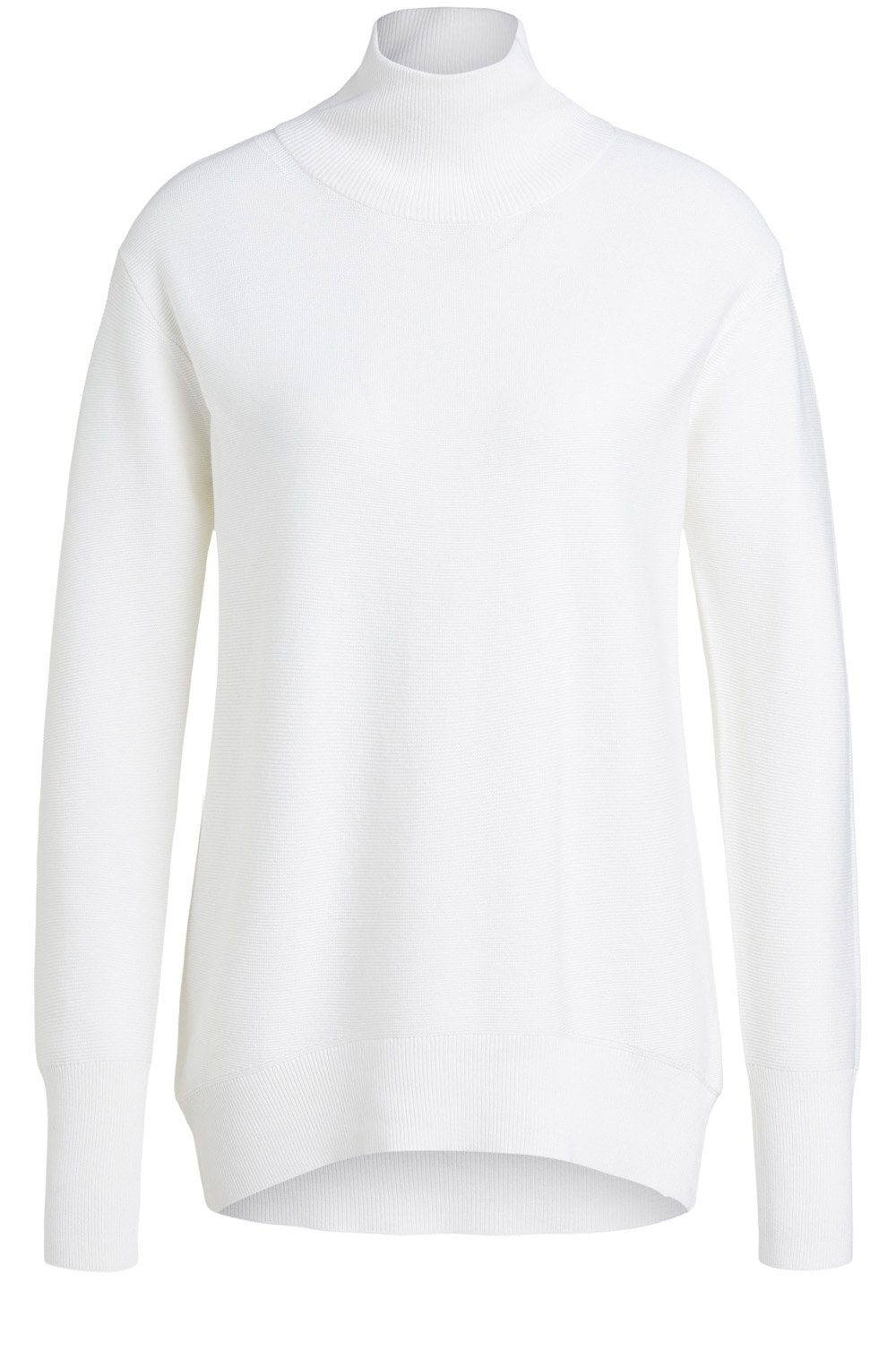 Off White Fine Ribbed Jumper