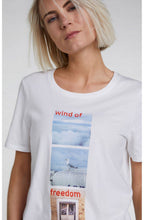 Off White Front Design T Shirt