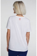 Off White Front Design T Shirt