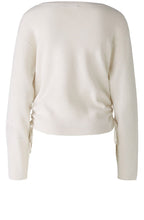 Off White Gathered Sides Jumper