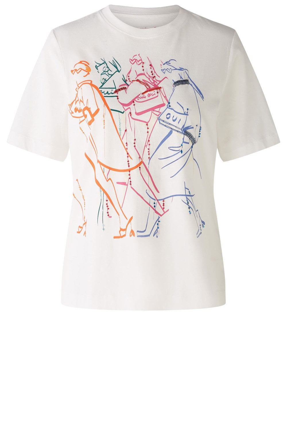 Off White Hand Decorated Catwalk T shirt