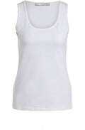 Off White Jersey Vest Top