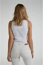 Off White Jersey Vest Top