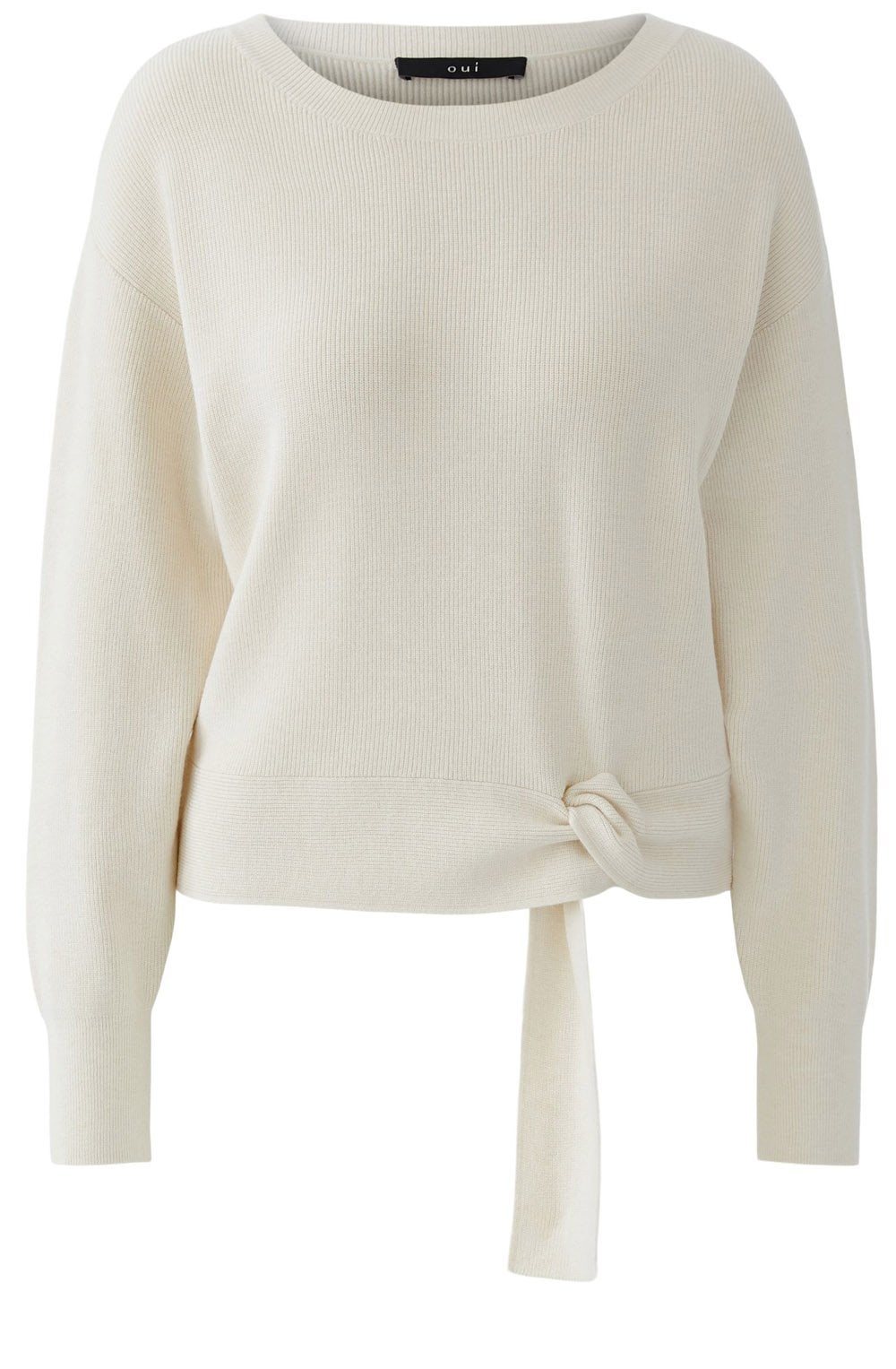 Off White Knotted Jumper