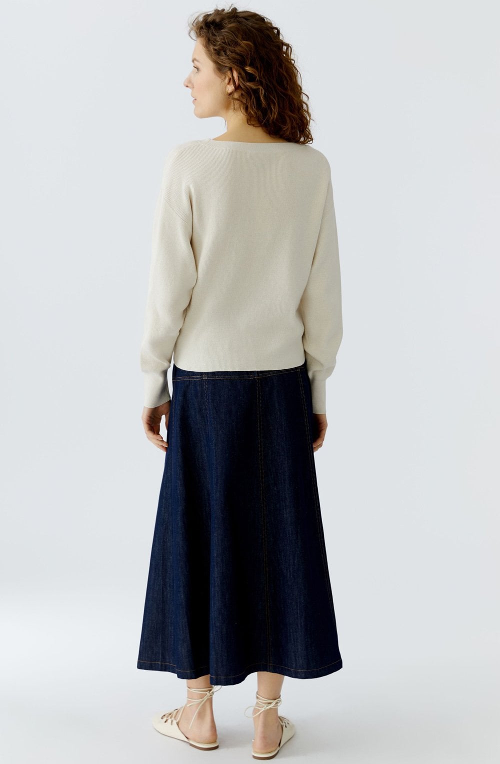 Off White Knotted Jumper