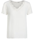 Off White Lace Detailed Top