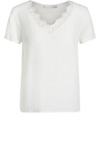 Off White Lace Detailed Top