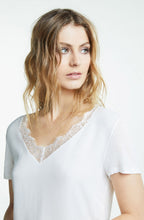 Off White Lace Detailed Top