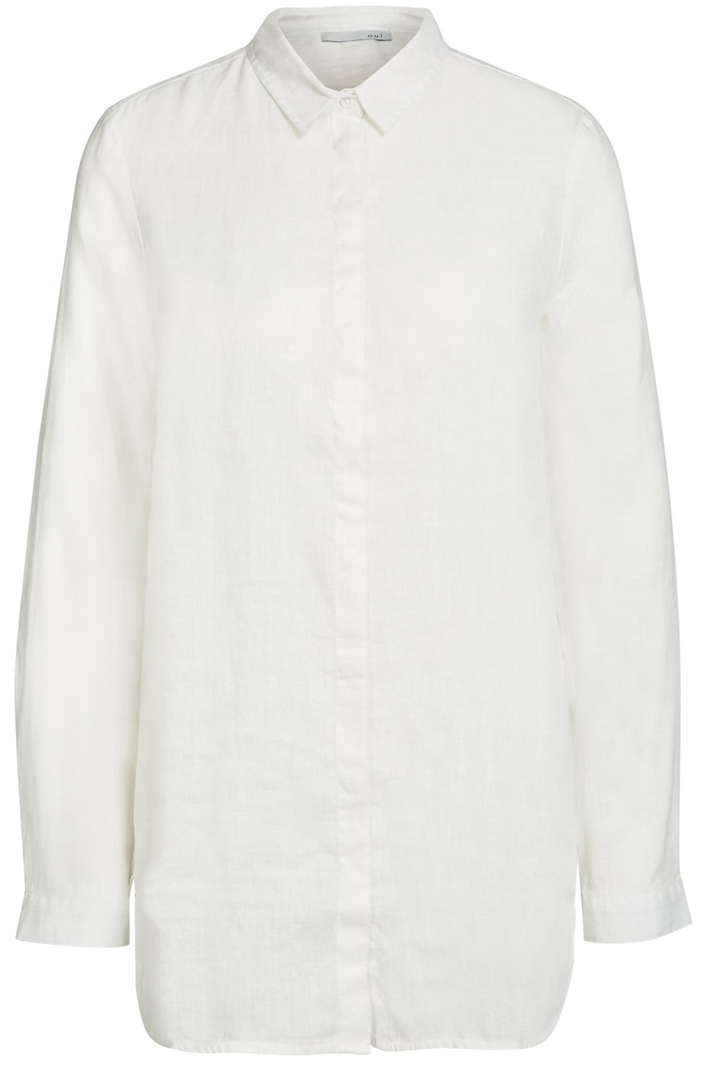 Off White Linen Blouse