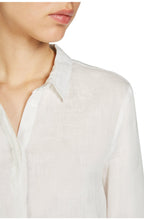 Off White Linen Blouse