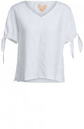 Off White Linen Blouse