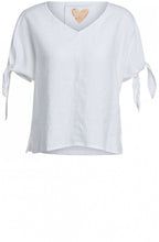 Off White Linen Blouse
