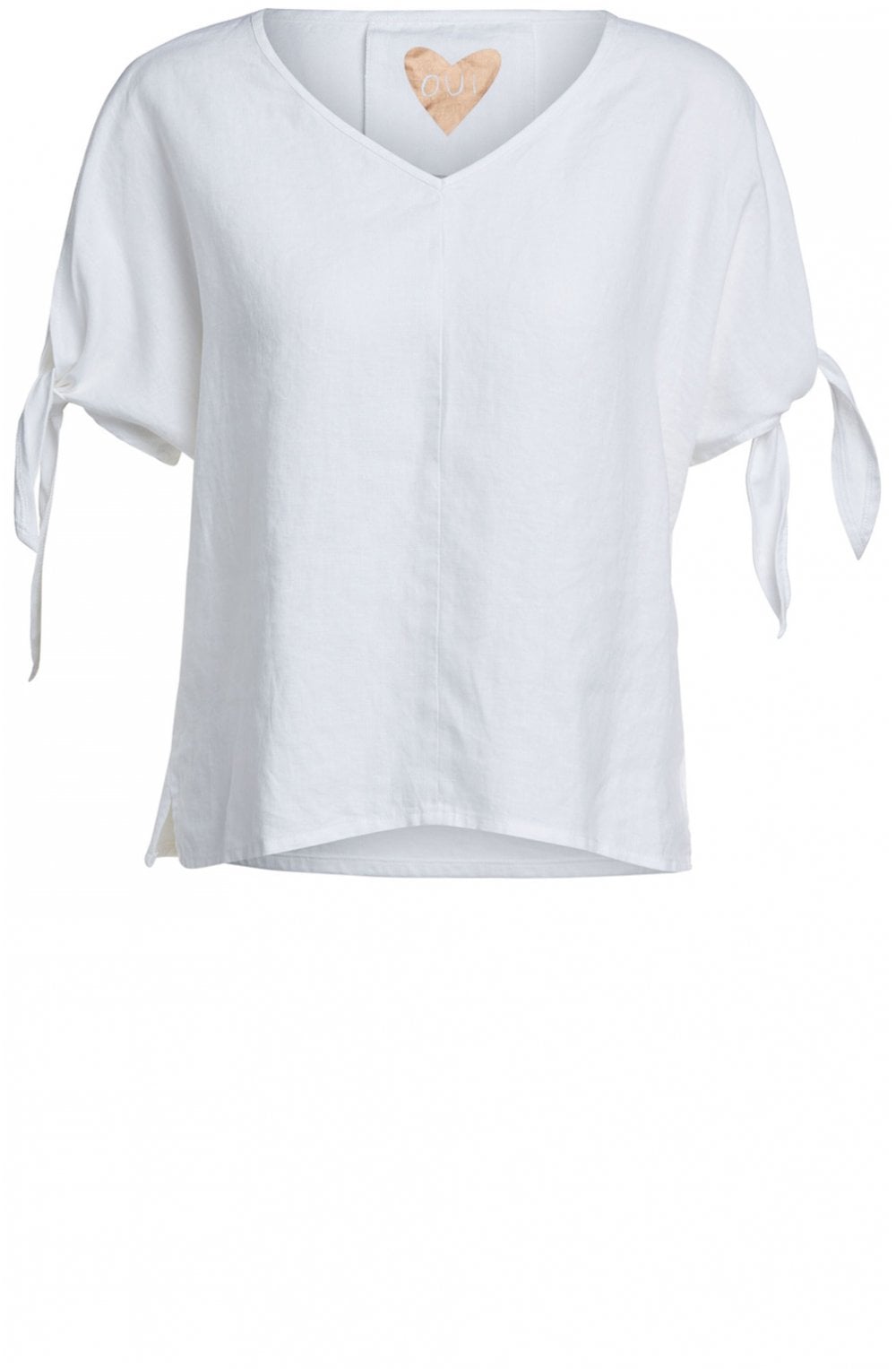 Off White Linen Blouse
