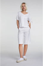 Off White Linen Blouse