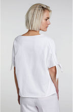 Off White Linen Blouse
