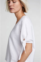 Off White Linen Blouse