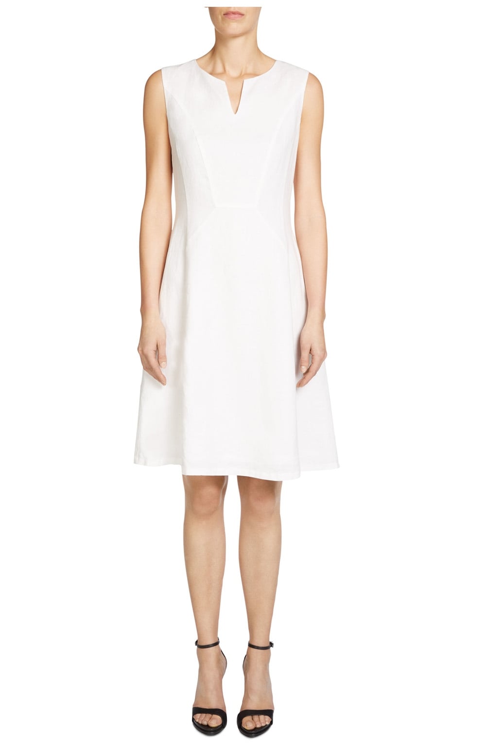 Off White Linen Dress
