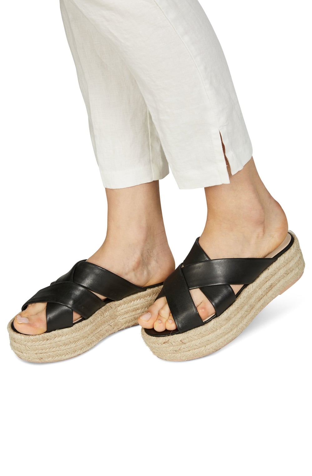 Off White Linen Trousers