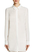 Off White Long Line Blouse