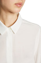 Off White Long Line Blouse
