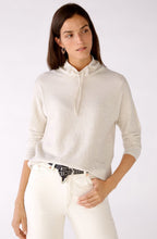 Off White Melange Fine Rib Jumper
