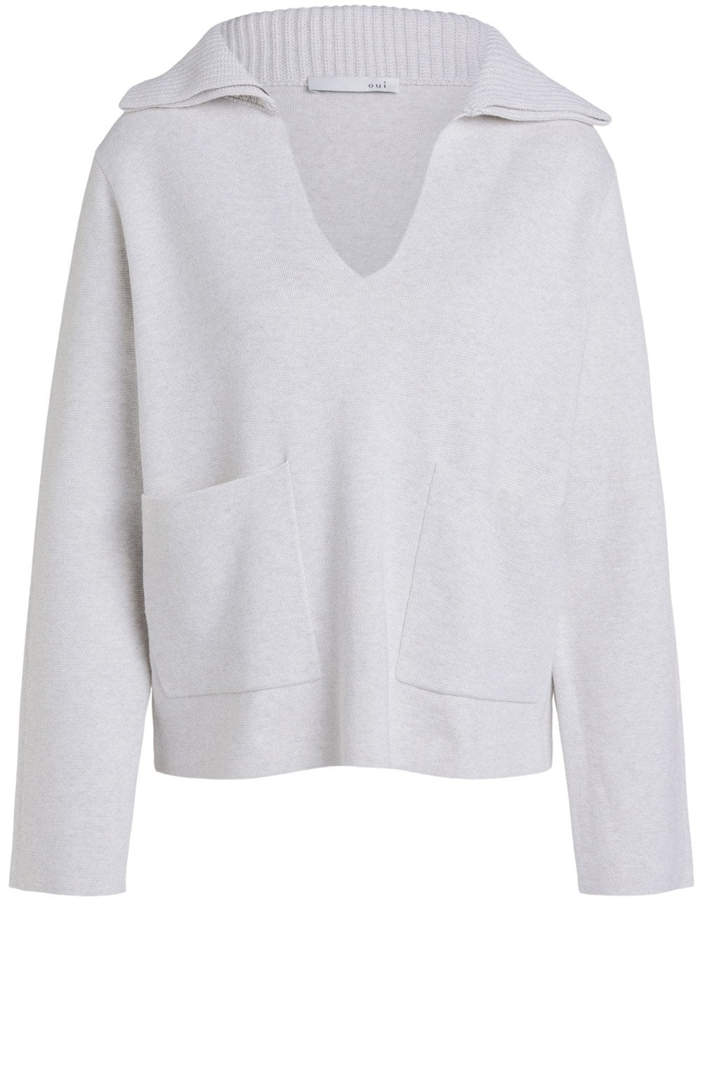 Off White Melange Jumper