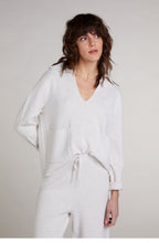 Off White Melange Jumper