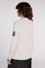 Off White Melange Jumper