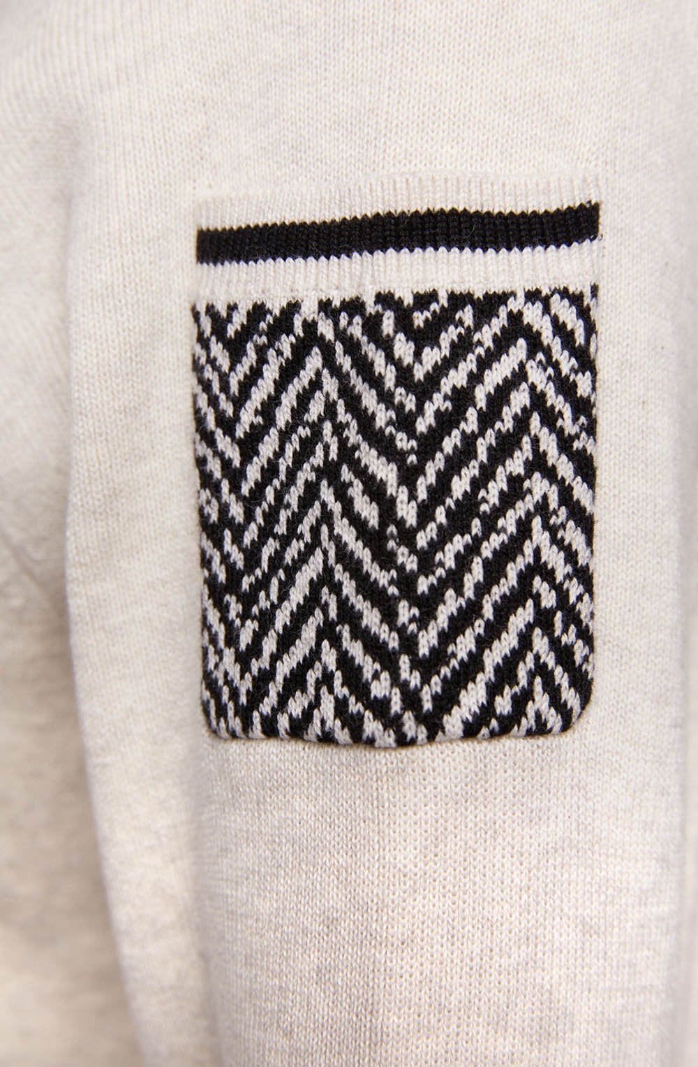 Off White Melange Jumper