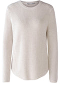 Off White Patterned Knit Jumper