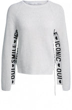 Off White Ribbed Knit Jumper