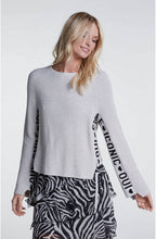 Off White Ribbed Knit Jumper