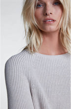 Off White Ribbed Knit Jumper