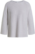 Off White Ribbed Knit Jumper