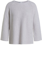 Off White Ribbed Knit Jumper