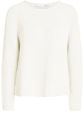 Off White Ribbed Knit Sweater