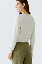 Off White Ruffled Cardigan
