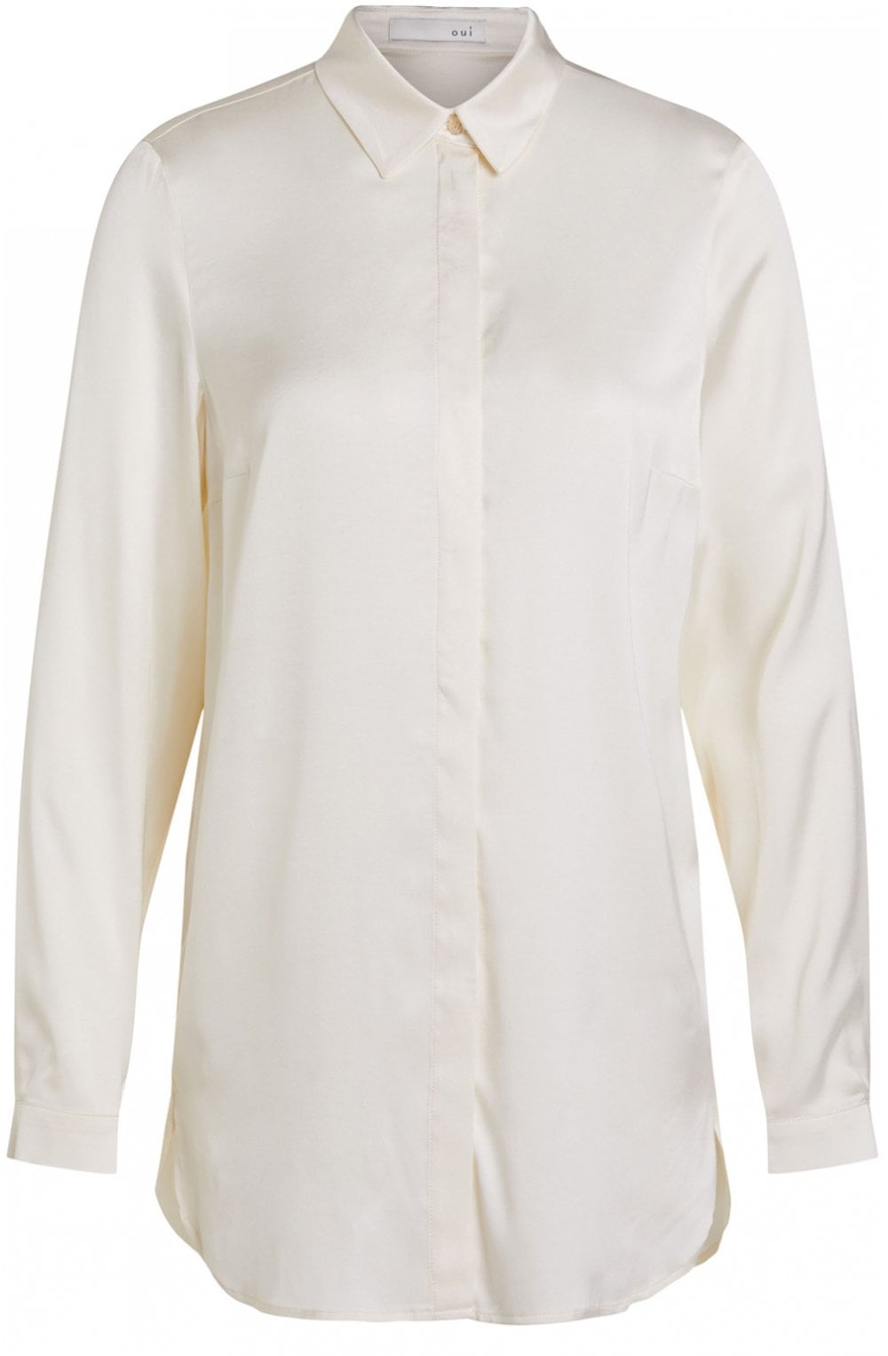Off White Silky Blouse