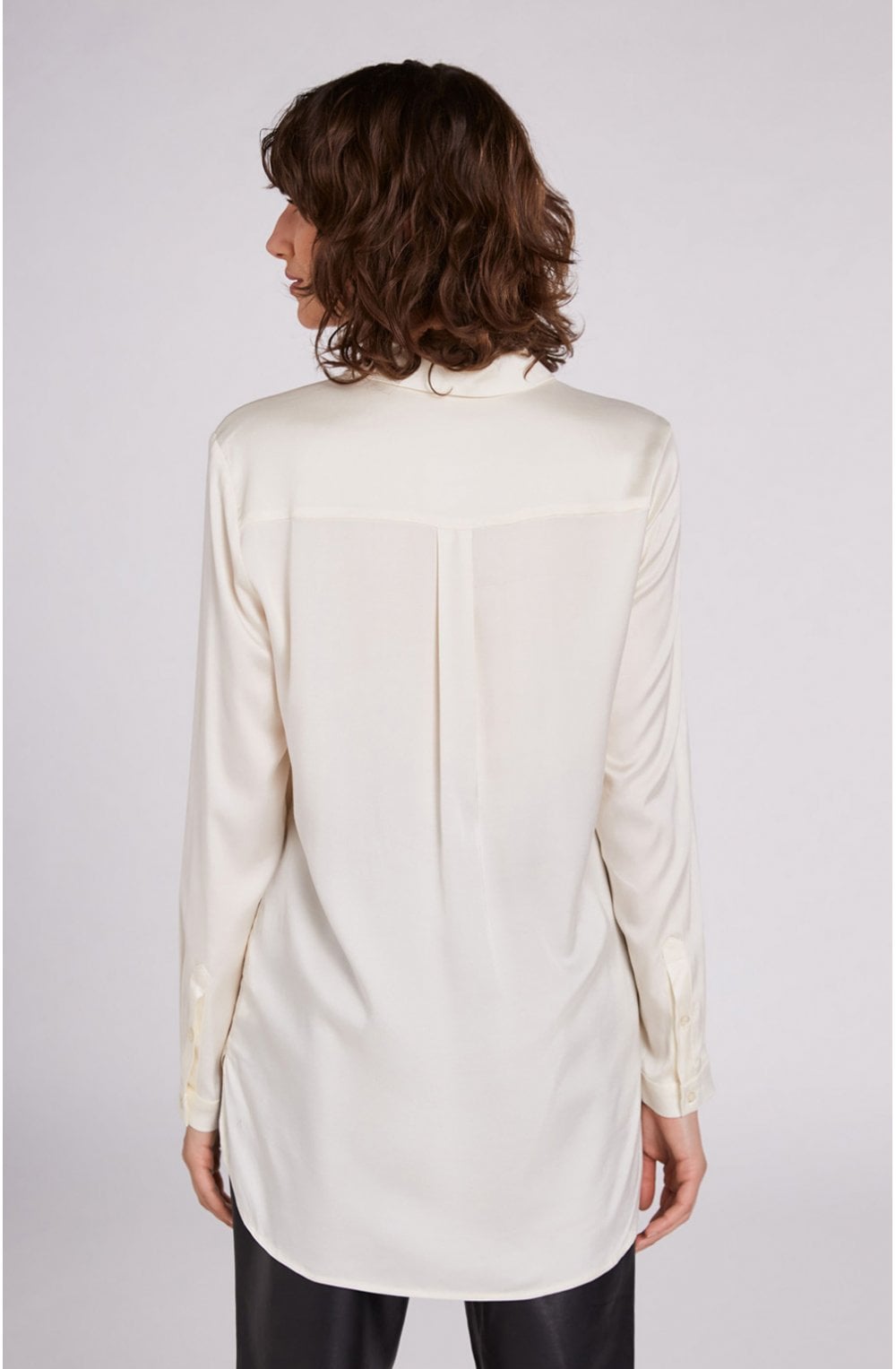 Off White Silky Blouse