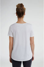 Off White Silky Front Top