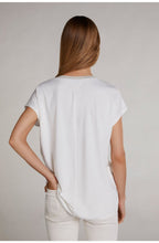 Off White Silky Front Top
