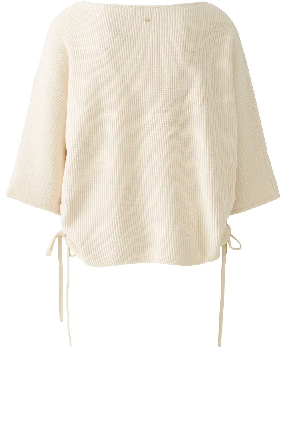 Off White Super Soft Gathered Sides Jumper
