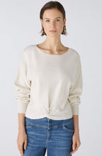 Off White Twisted Hem Sweater