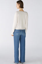 Off White Twisted Hem Sweater