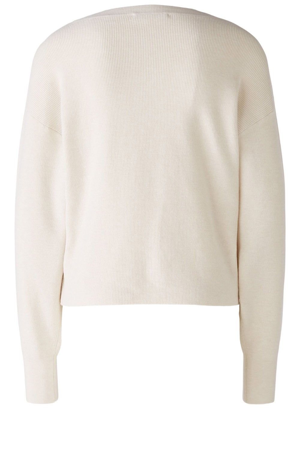 Off White Twisted Hem Sweater