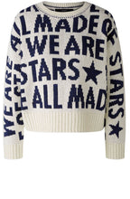 Off White We are All Made of Stars Iconic Yarn Mix Jumper