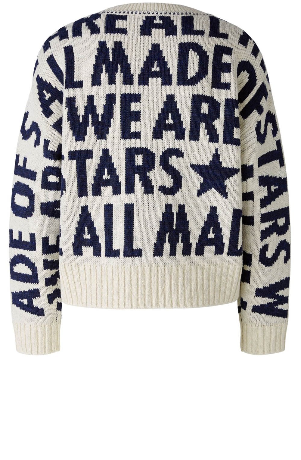 Off White We are All Made of Stars Iconic Yarn Mix Jumper