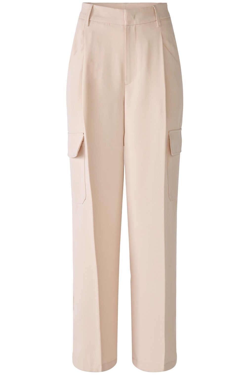 Off White Wide Leg Cargo Trousers